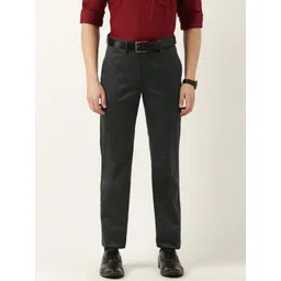Peter England Men Slim Fit Formal Trousers-picture-35