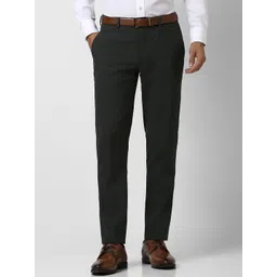 Peter England Men Slim Fit Formal Trousers-picture-16