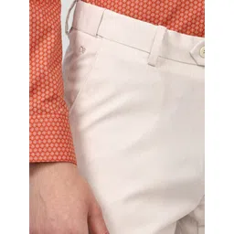 Peter England Men Slim Fit Formal Trousers image 5