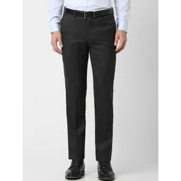 Peter England Men Slim Fit Trousers-picture-41
