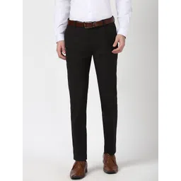 Peter England Men Slim Fit Trousers-picture-12