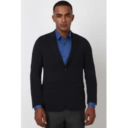 peter england Men Solid Single Breasted Formal Blazer-picture-26