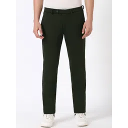 Peter England Men Super Slim Fit Formal Trousers-picture-20