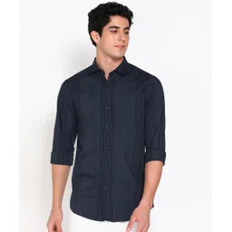 peter england Men Super Slim Fit Striped Casual Shirt-picture-12