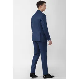 peter england Men Tuxedo Style Checkered Suit-picture-16