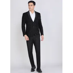 peter england Men Tuxedo Style Embroidered Suit-picture-19