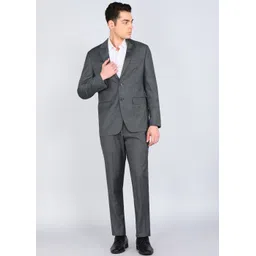 peter england Men Tuxedo Style Solid Suit-picture-21