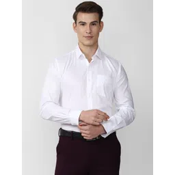 Peter England Men White Solid Slim fit Formal Shirt-picture-38
