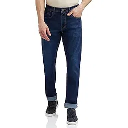 peter england Men's Classic Tapered Stretchable Twill Jeans-picture-44
