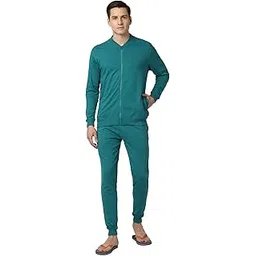 peter england Men's Cotton Blend Solid Pajama Set Pack of 1-picture-35