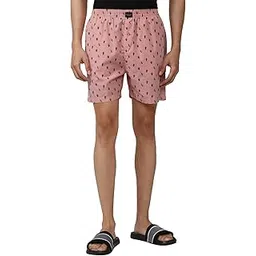 peter england Men's Cotton Classic Regular Fit Print Boxer Shorts-picture-27