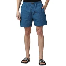 peter england Men's Cotton Classic Regular Fit Print Boxer Shorts (Pack of 1)-picture-26