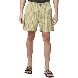 peter england Men's Cotton Classic Regular Fit Printed Boxer Shorts-picture-28