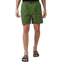 peter england Men's Cotton Classic Solid Boxer Shorts (Pack of 1)-picture-22