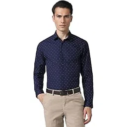 peter england Men's Cotton Slim Fit Shirt-picture-11