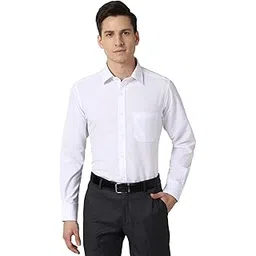 Peter England Men's Cotton Solid Regular Fit Shirt-picture-22