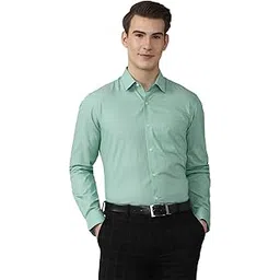 peter england Men's Cotton Solid Regular Fit Shirt-picture-33