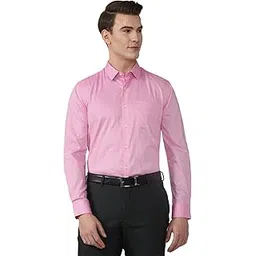 Peter England Men's Cotton Solid Regular Fit Shirt-picture-38