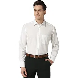 Peter England Men's Cotton Solid Regular Fit Shirt-picture-32