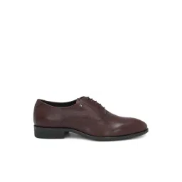 Peter England Men's Maroon Oxford Shoes-picture-13