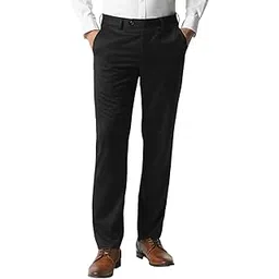 peter england Men's Mid Rise Slim Fit Work Utility Pants-picture-21