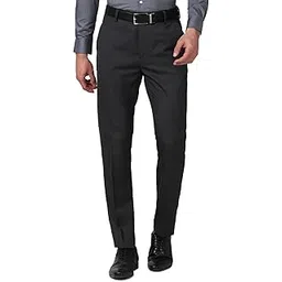 peter england Men's Mid Rise Slim Fit Work Utility Pants-picture-20