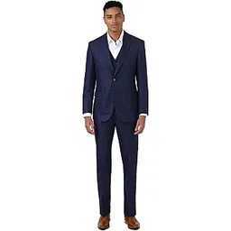 peter england Men's Polyester Blend Three Piece Suit-Dress Set-picture-55