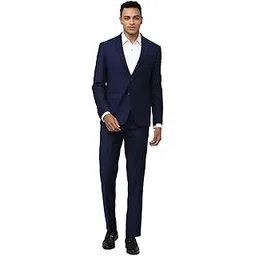 peter england Men's Polyester Blend Two Piece Suit-picture-25