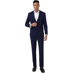 peter england Men's Polyester Blend Two Piece Suit-Dress Set-picture-13