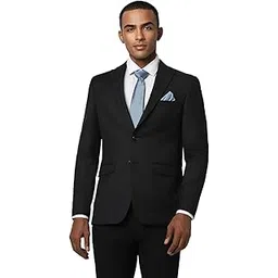 peter england Men's Polyester Blend Two Piece Suit-Dress Set-picture-18