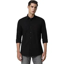 peter england Men's Premium Stretchable Cotton Solid Shirt-picture-39