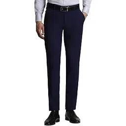 peter england Men's Regular Fit Mid Rise Pants-picture-22