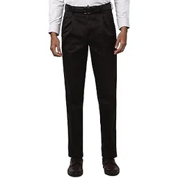 peter england Men's Regular Fit Mid Rise Pants-picture-47