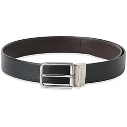 peter england Men’s Reversible Leather Belt – Dual Black & Brown Sides-picture-20