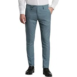 peter england Men's Slim Fit Mid Rise Pants-picture-46