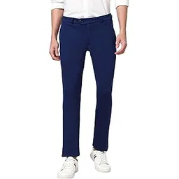 peter england Men's Slim Fit Mid Rise Pants-picture-36