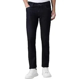 peter england Men's Slim Tapered Stretchable Twill Jeans-picture-41