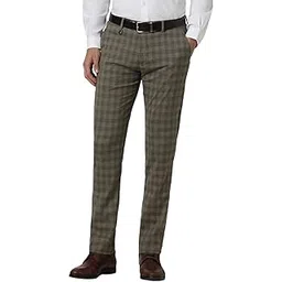 peter england Men's Slim Work Utility Pants-picture-28