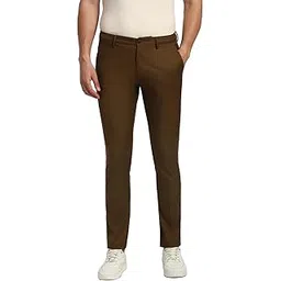 peter england Men's Slim Work Utility Pants-picture-31