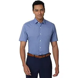 peter england Men's Solid Regular Fit Shirt-picture-32