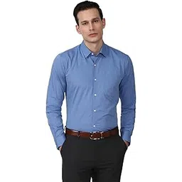 peter england Men's Solid Regular Fit Shirt-picture-31