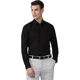 peter england Men's Solid Slim Fit Shirt-picture-32