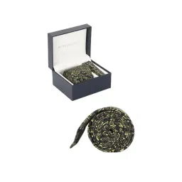 Peter England Multicolor Floral Tie With Pocket Square-picture-48