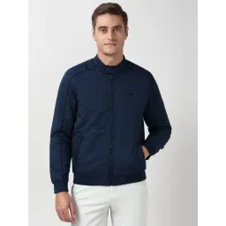 Peter England Navy Regular Fit Jacket-picture-25