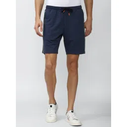 Peter England Navy Regular Fit Shorts-picture-29