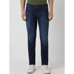 Peter England Navy Skinny Fit Jeans-picture-36