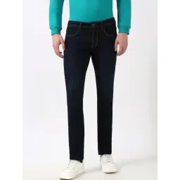 Peter England Navy Skinny Fit Jeans-picture-40