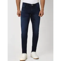 Peter England Navy Skinny Fit Jeans-picture-19