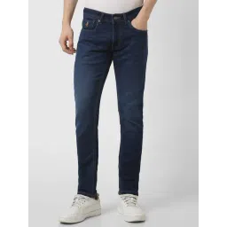 Peter England Navy Skinny Fit Jeans-picture-41