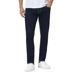 Peter England Navy Skinny Fit Jeans-picture-44